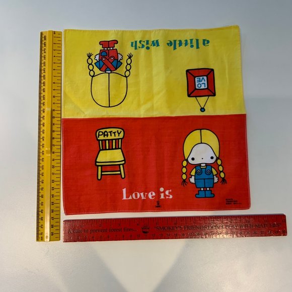 RARE LOT OF 3 VINTAGE 1970S SANRIO PATTY AND JIMMY HANDKERCHIEFS - Picture 2 of 16